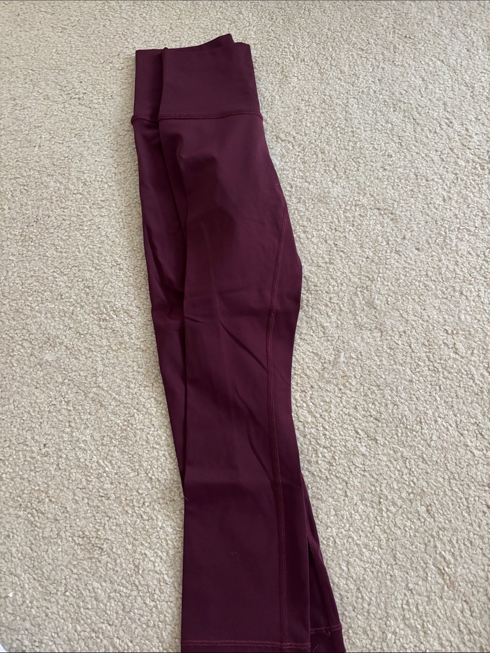 High-Waisted Wine Lululemon Capris